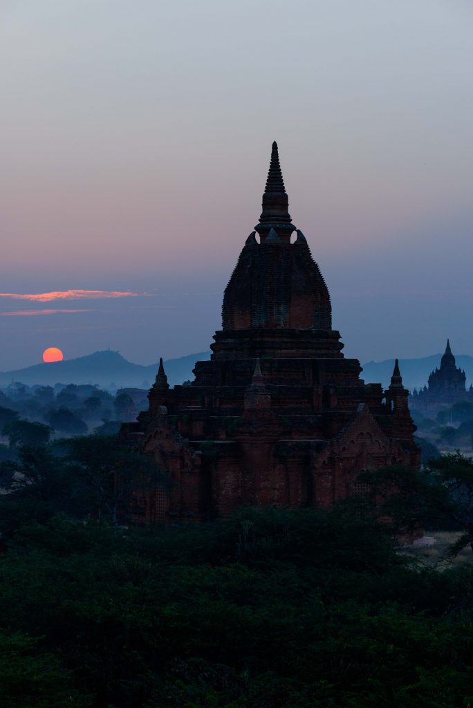 Sunrise in Bagan, Myanmar