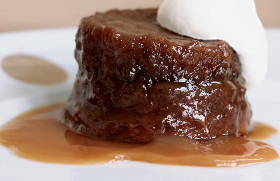 Bake sticky toffee pudding
