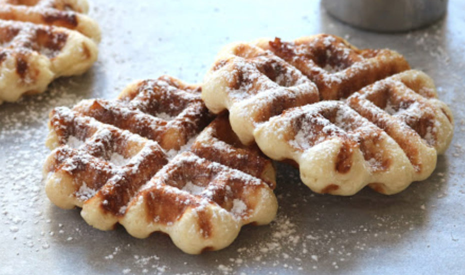 Bake Liege waffles
