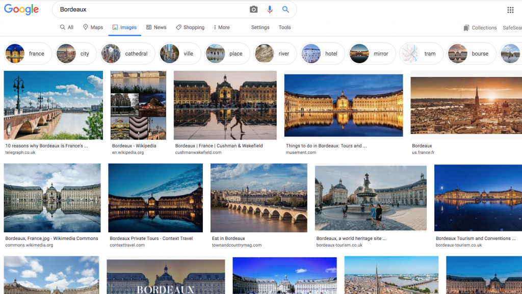 Google Image Search for Photography